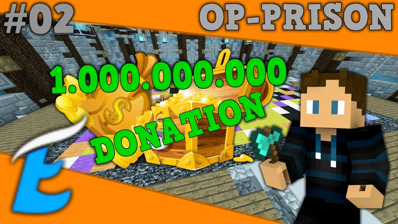 Dansk Minecraft - OP-Prison #2 - MILLIARD DONATION!
