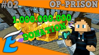 Dansk Minecraft - OP-Prison #2 - MILLIARD DONATION!