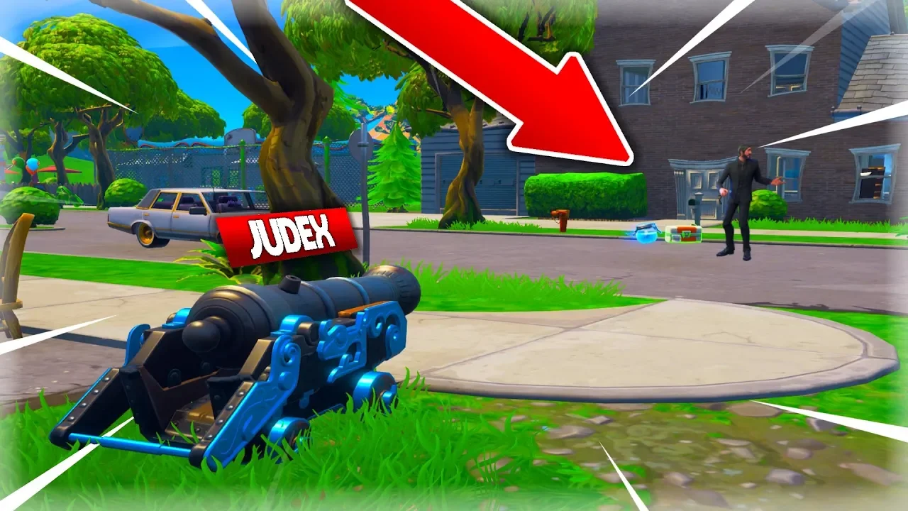 FÅR ET WIN MED NINJA-KANON TROLL!! - Dansk Fortnite