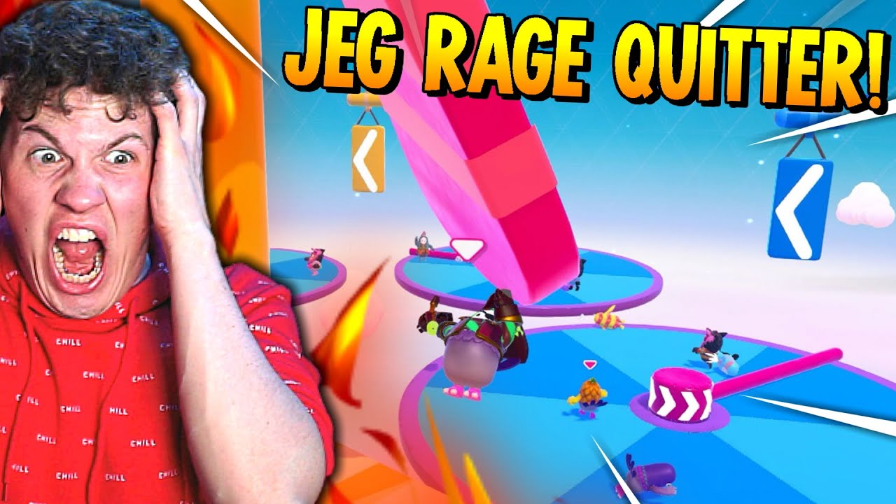 JEG RAGE QUITTER I FALL GUYS!! - Dansk Fall Guys