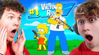 Får De VILDESTE GAMES med Shadys i Fortnite Simpsons Updaten!