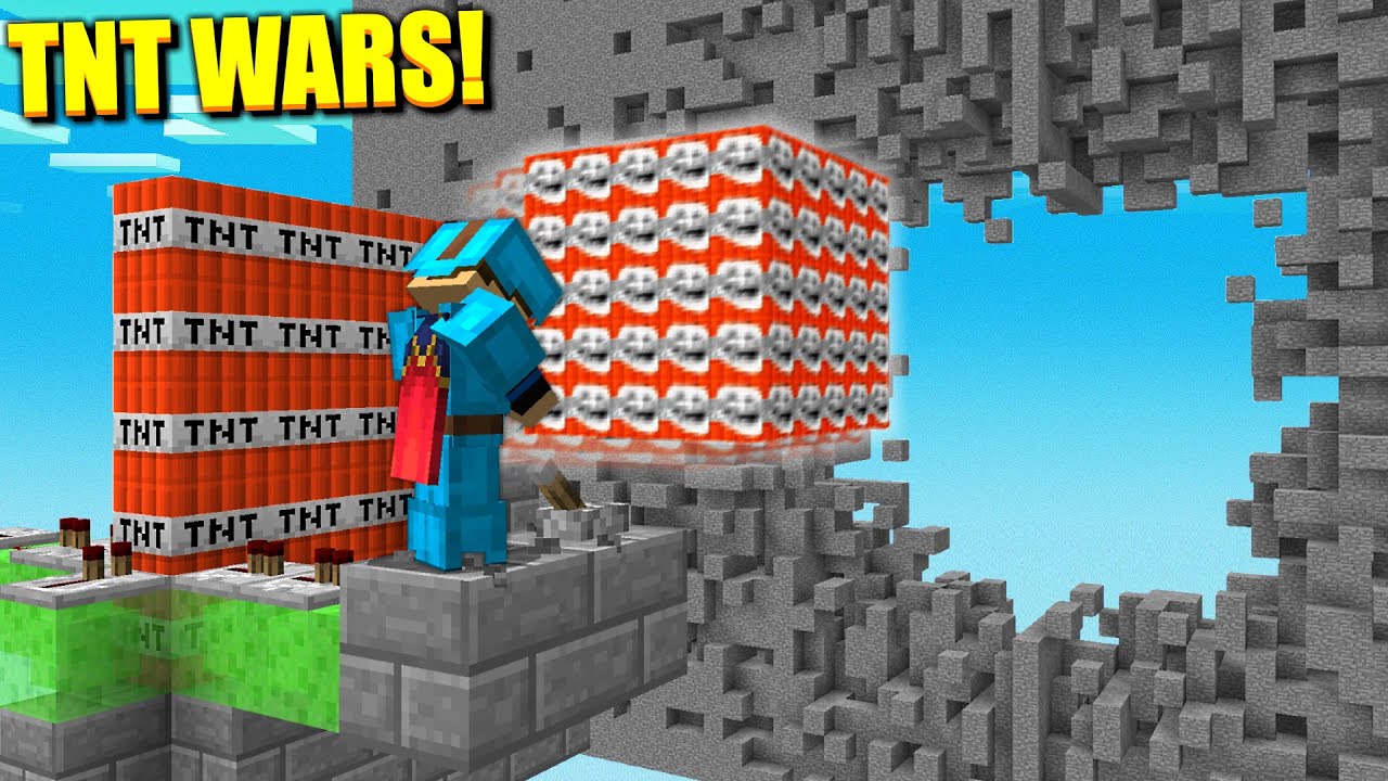 MEGA TROLL TNT KAMP!! - Modded TNT Wars