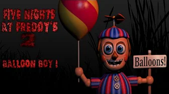 BALLOON BOY DIN SNYDEPELS!! - Five nights at Freddy's 2 [Dansk]