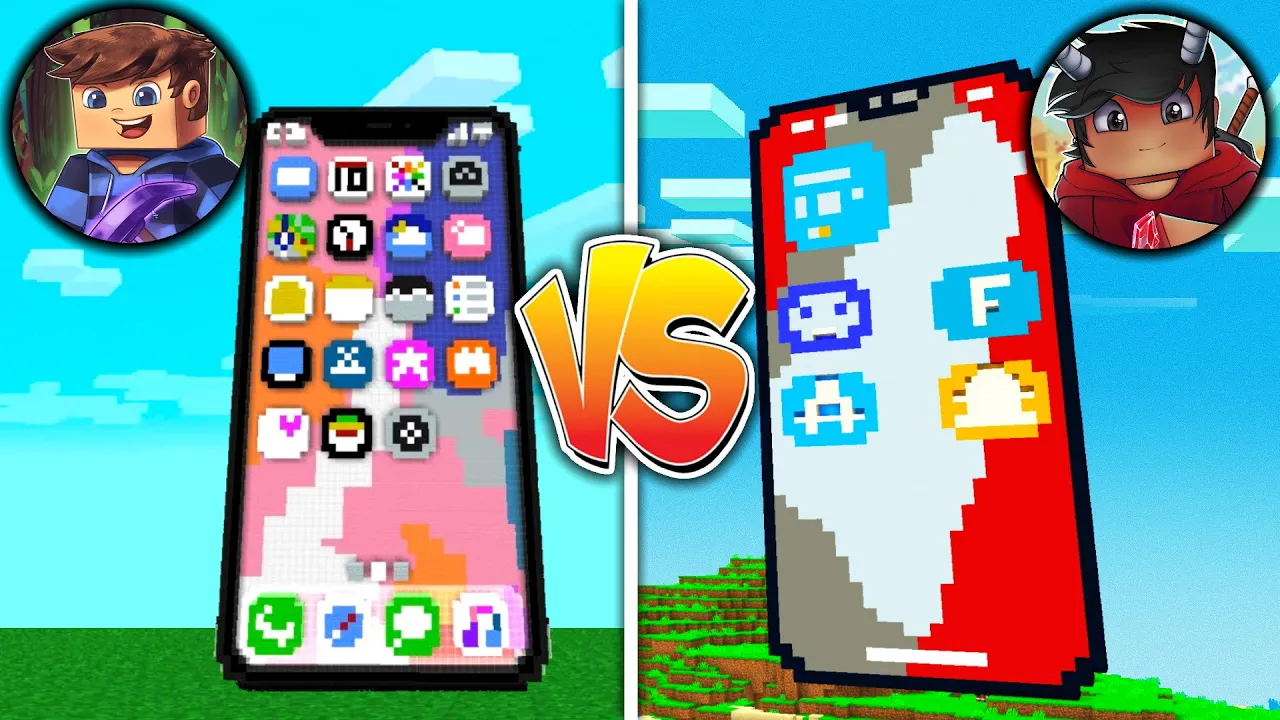 Hvem Kan Bygge Den Flotteste IPHONE 14 I Minecraft?