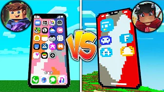 Hvem Kan Bygge Den Flotteste IPHONE 14 I Minecraft?