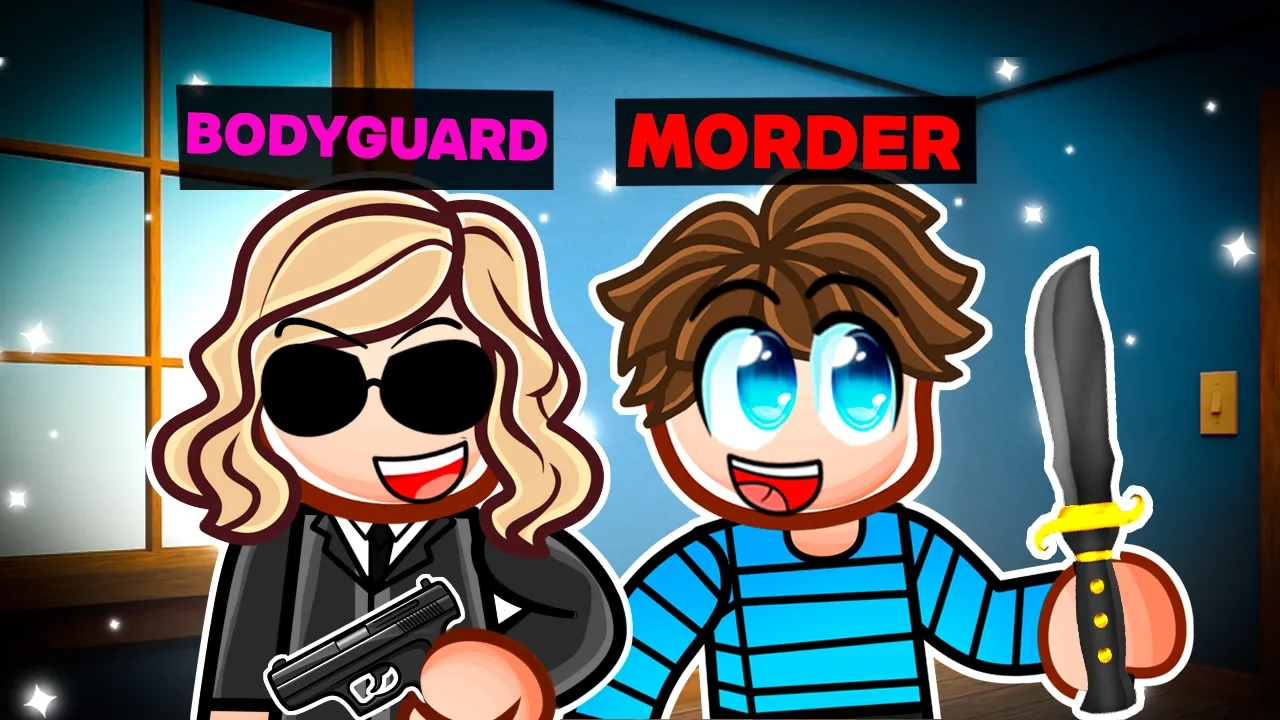 Min Kæreste Er Min Bodyguard i Roblox Murder Mystery!
