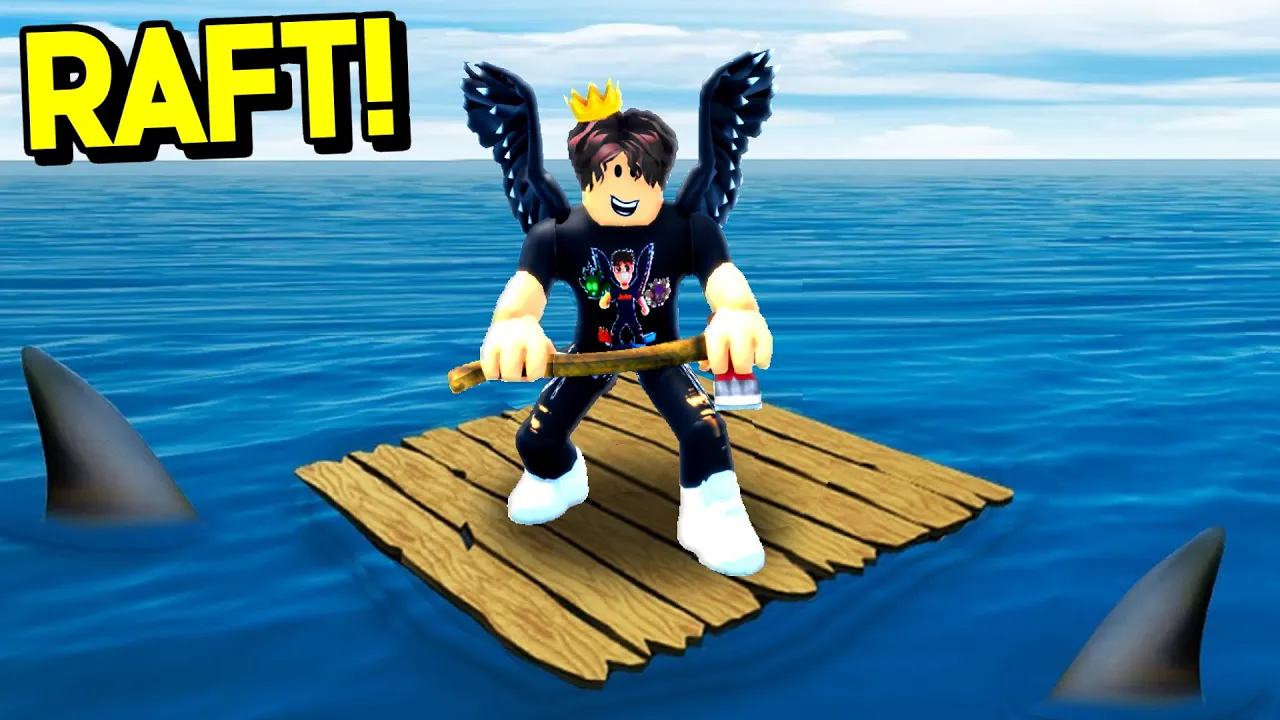Jeg Er Strandet På En RAFT I Roblox!