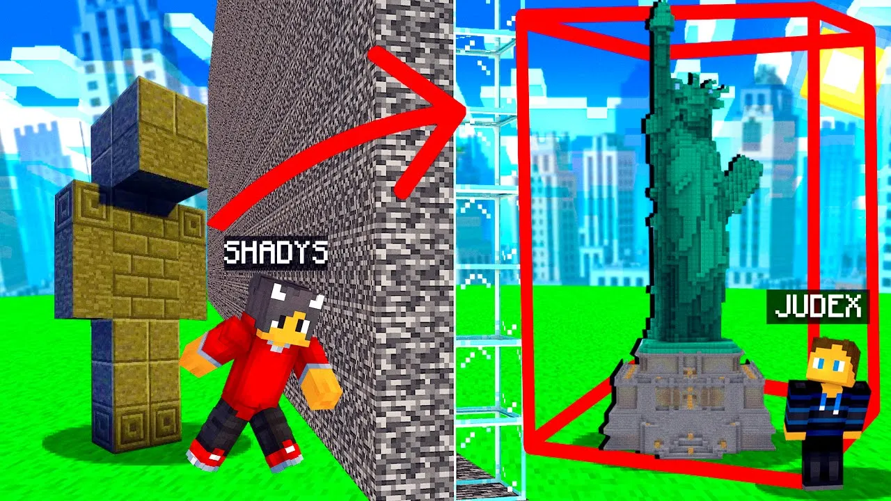 Jeg SNYDER Med AUTOBUILD I En Byggekonkurrence Imod Shadys!