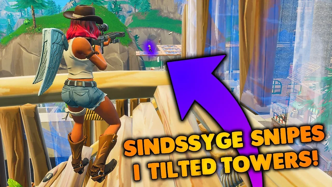 SINDSSYGE SNIPES I TILTED TOWERS!! - Dansk Fortnite