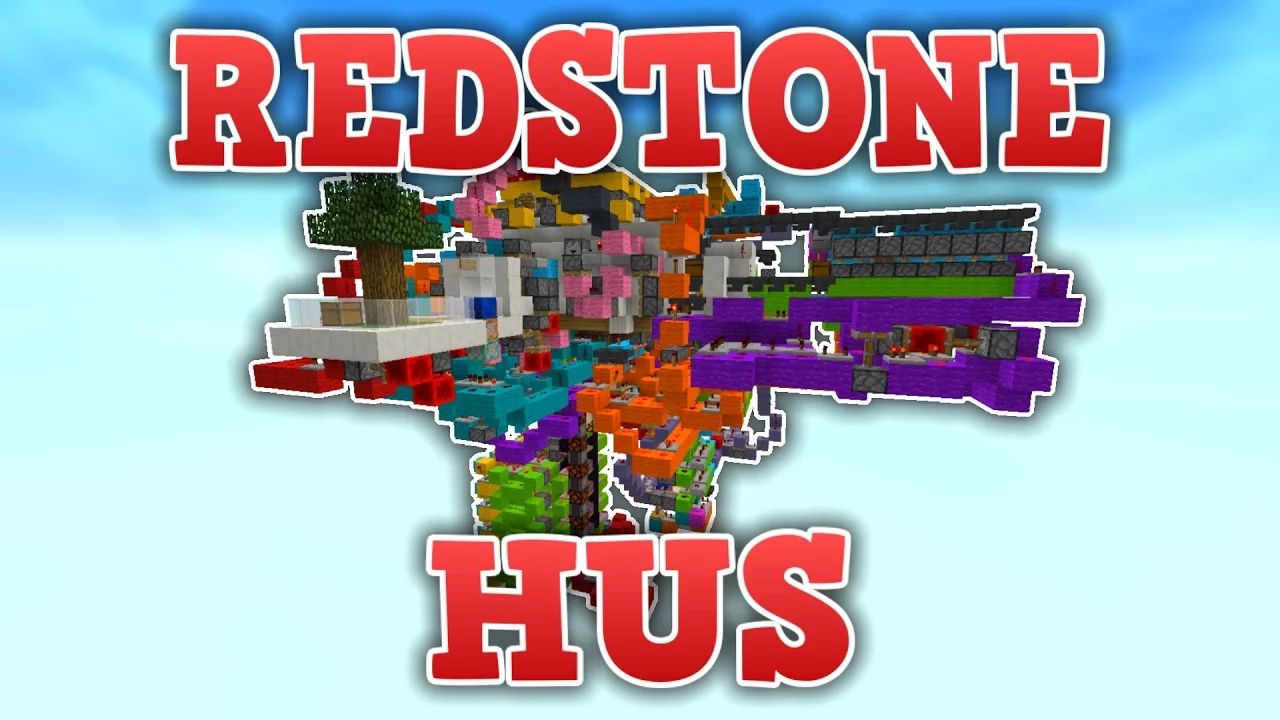 VILDESTE REDSTONE HUS I MINECRAFT!!