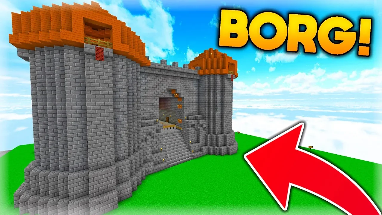 DEN VILDESTE BORG!! - Skyblock #8