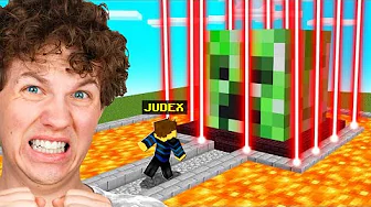 Kan Jeg Bygge Den SIKRESTE CREEPER BASE i Minecraft?