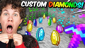 Minecraft, Men Der Er CUSTOM Diamonds!