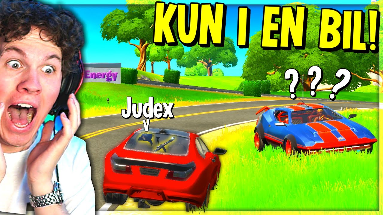 Jeg vandt i Fortnite ved KUN at være i en bil... - Dansk Fortnite