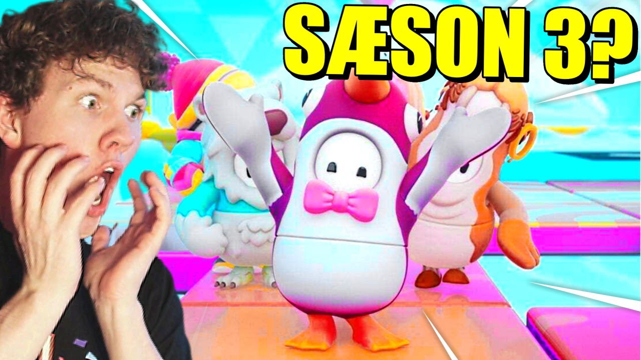 KAN JEG FÅ ET WIN I DEN NYE SÆSON I FALL GUYS!? - Dansk Fall Guys