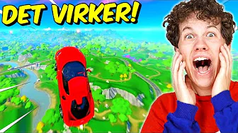 Vi Tester De VILDESTE Fortnite Myter! - Dansk Fortnite