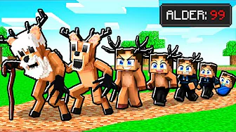 Jeg Lever et Helt Liv Som THE DEER i Minecraft!