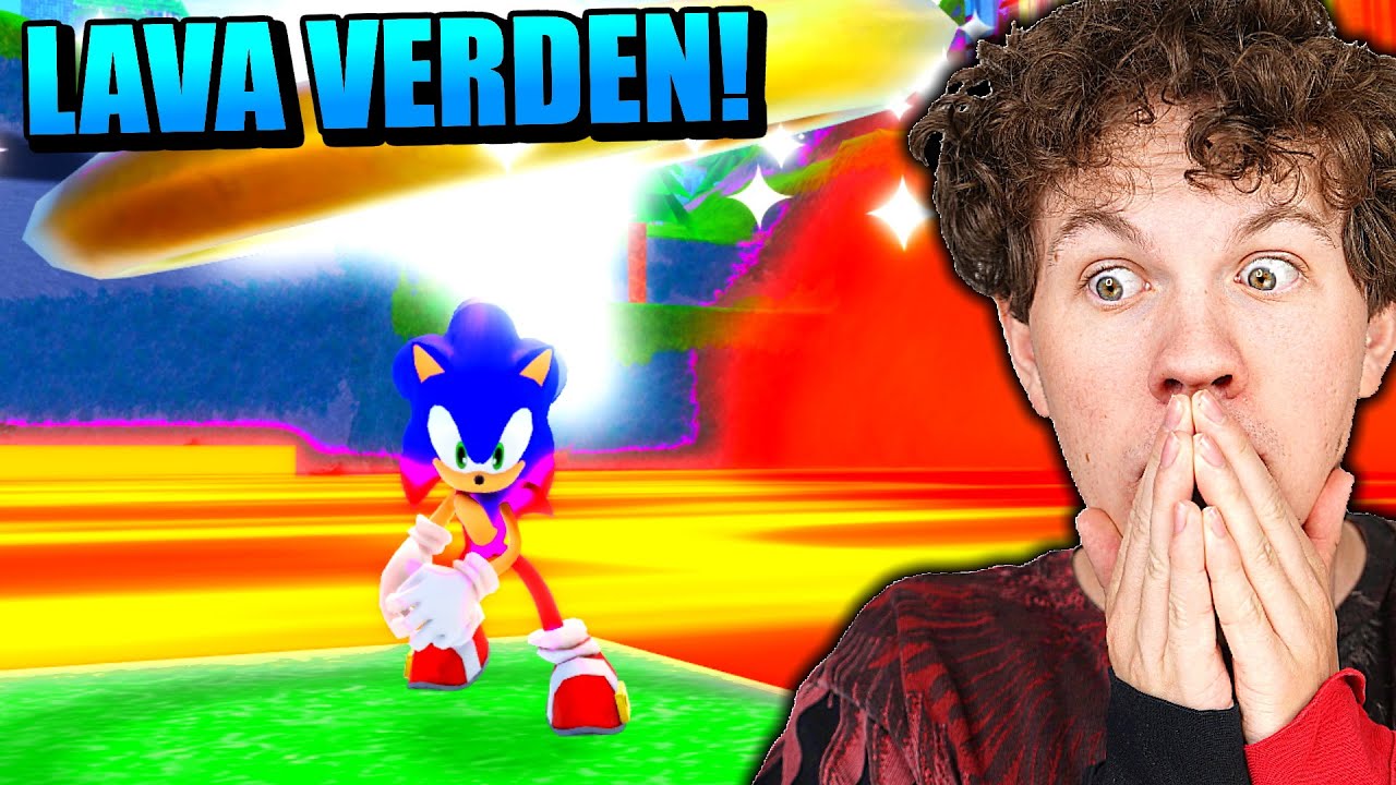 DEN NYE LAVA VERDEN I SONIC SPEED SIMULATOR ER VILD!