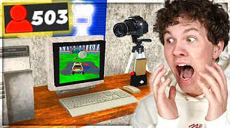 JEG RAMMER 500 SEERE PÅ MIN STREAM!! - Dansk Streamer Life Simulator