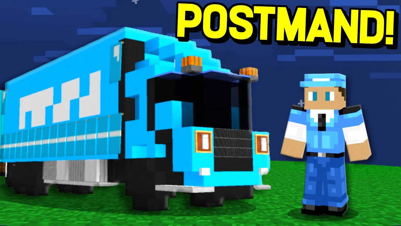 Jeg Er POSTMAND I Minecraft!