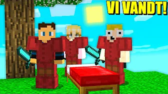 JEG VINDER I BEDWARS MED MIN KÆRESTE OG EMIL TRIER!! - Dansk Minecraft Bedwars