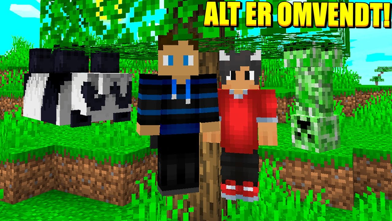 Minecraft, men ALT er på Hovedet! (med ShadysMC)