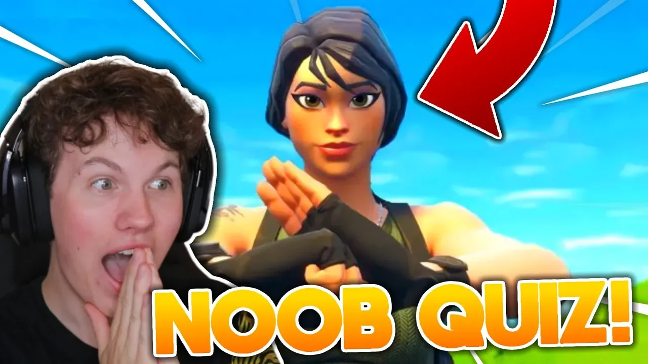ER JEG EN FORTNITE NOOB!? (FORTNITE QUIZ PÅ NETTET!!)