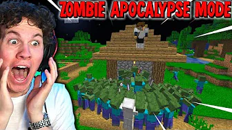 Jeg spillede Minecraft på ZOMBIE APOCALYPSE MODE og sådan gik det...