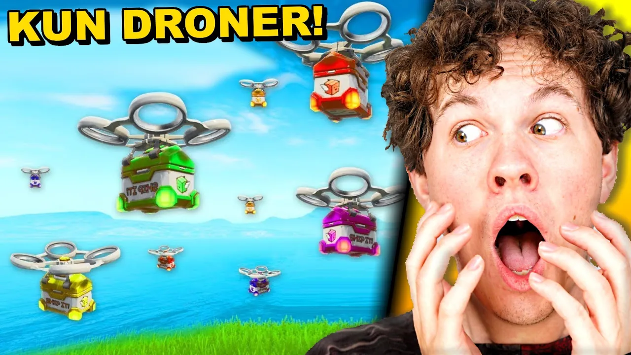 Kan Jeg Vinde I Fortnite KUN Med Drone Loot!?
