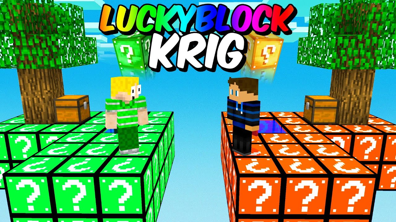 LUCKYBLOCK KRIG #1: VI FÅR DE VILDESTE ITEMS!!