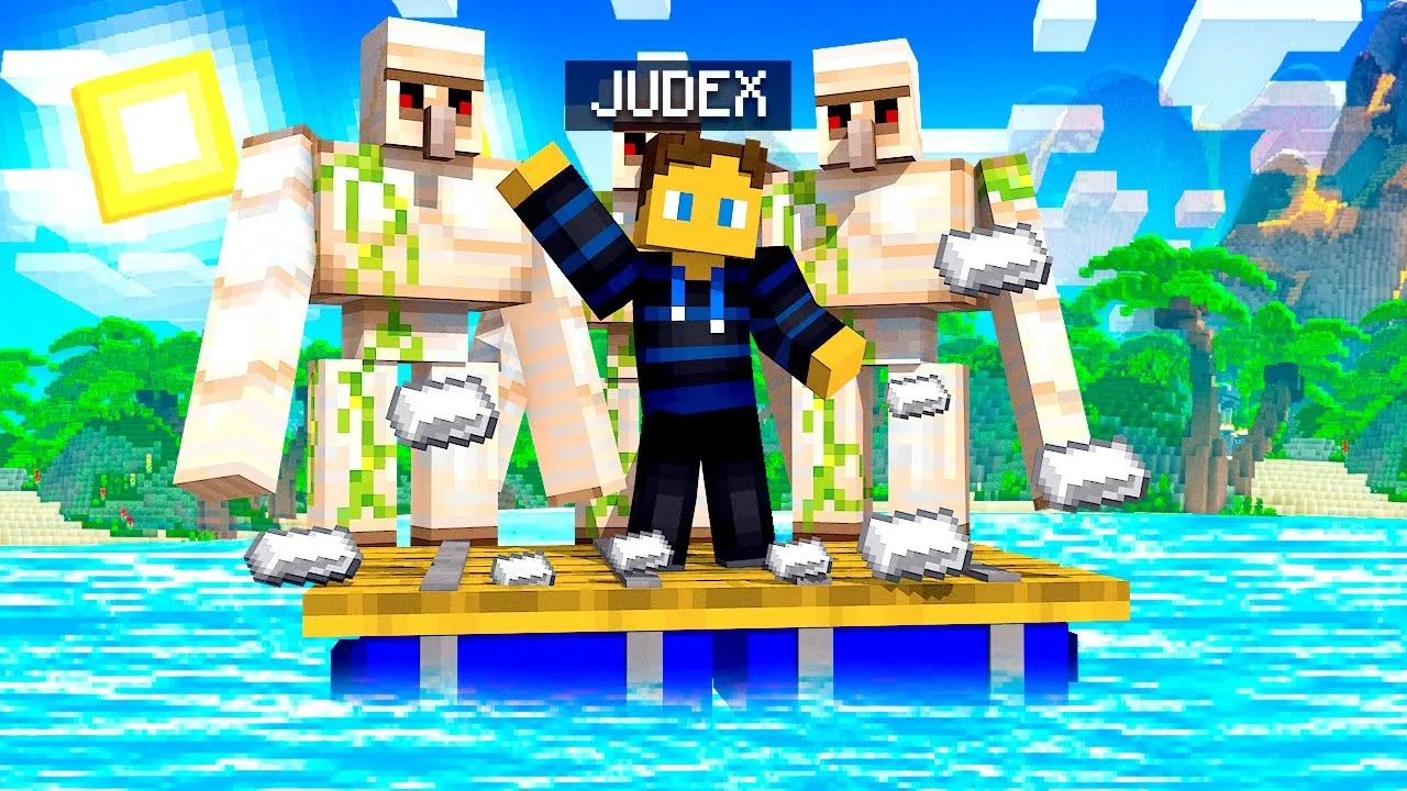 Jeg Bygger Den VILDESTE Iron Farm! - Minecraft Raft #9