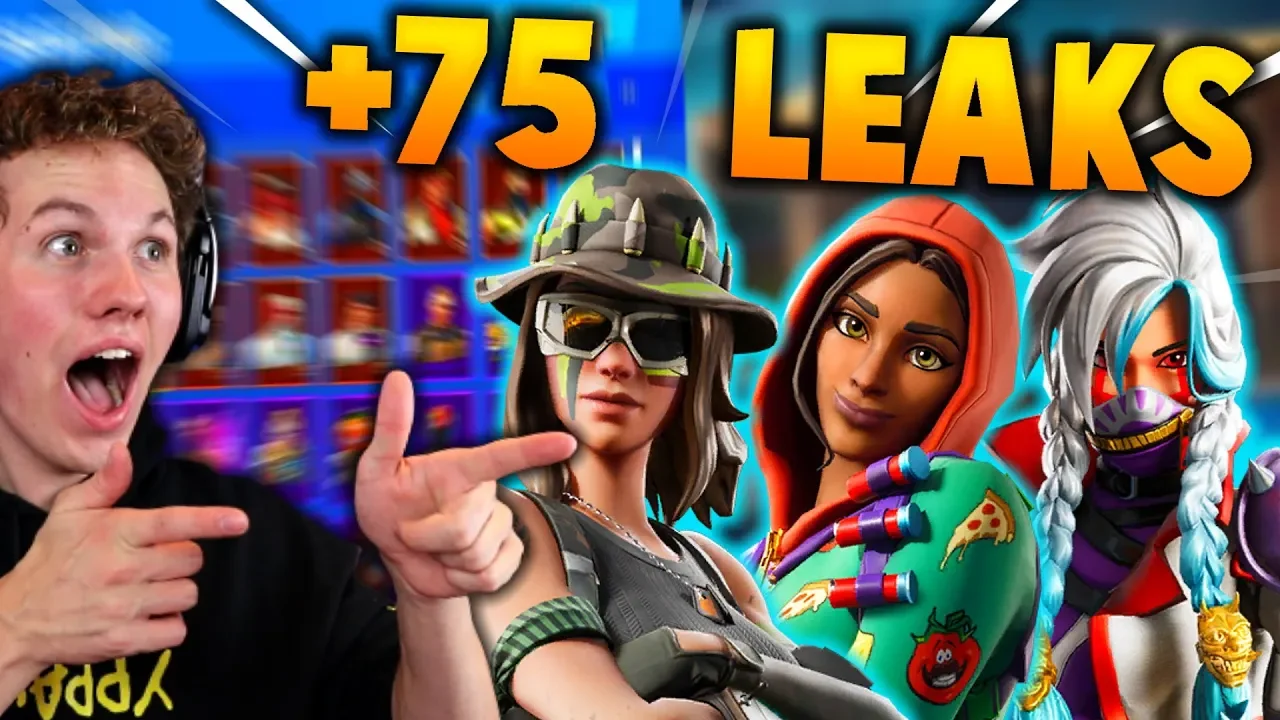 +75 NYE LEAKS!! (STØRSTE UPDATE!!) - Dansk Fortnite