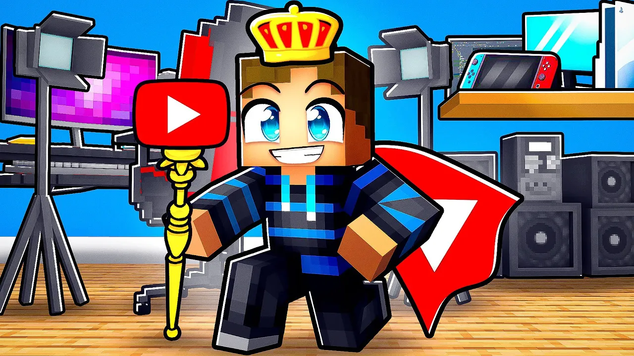 Forvandler Mig Til en YOUTUBER KONGE i Minecraft!