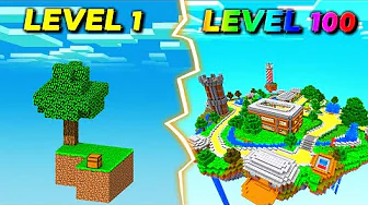 Minecraft, men man kan OPGRADERE sin Skyblock!!