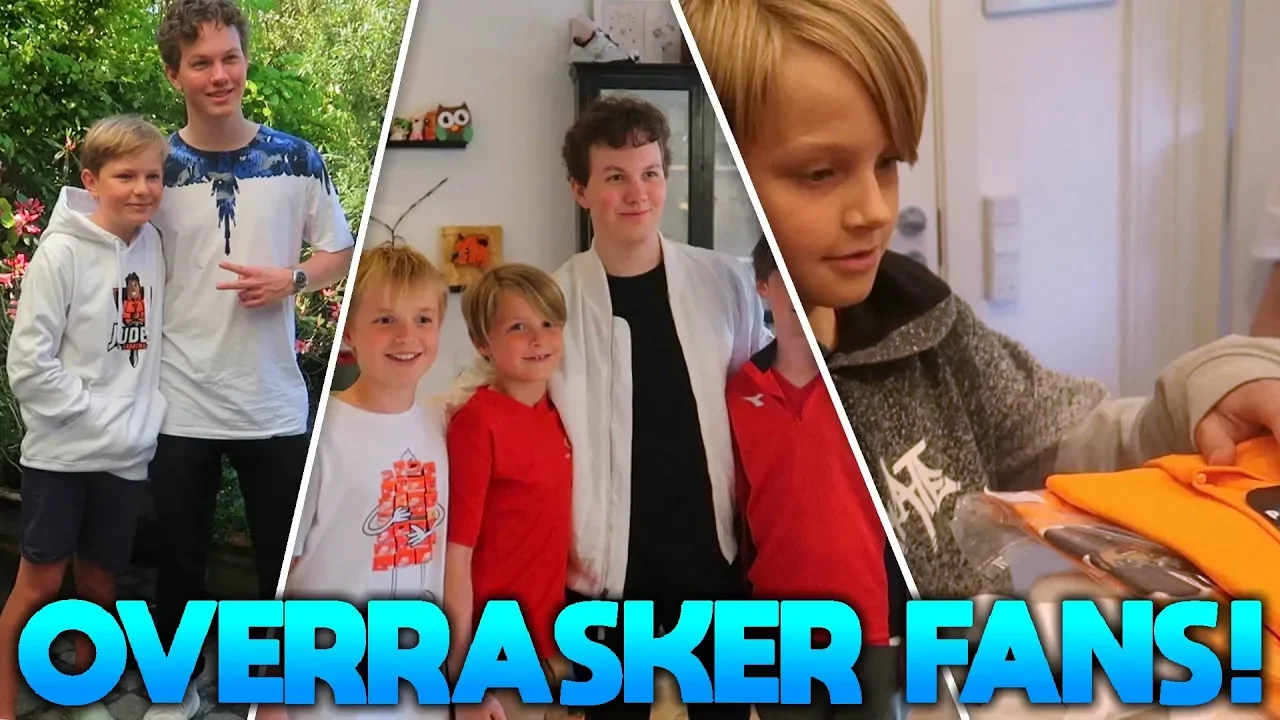 OVERRASKER FANS MED MERCHANDISE!!