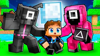 Jeg Bliver Adopteret af en SQUID GAME FAMILIE i Minecraft!