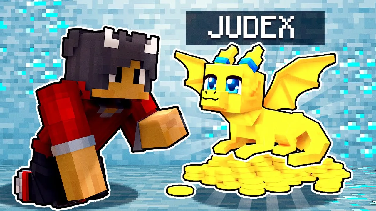 Jeg Hjælper Shadys Som En GULD DRAGE I minecraft!