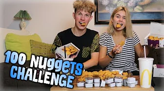 100 CHICKEN NUGGETS CHALLENGE!!