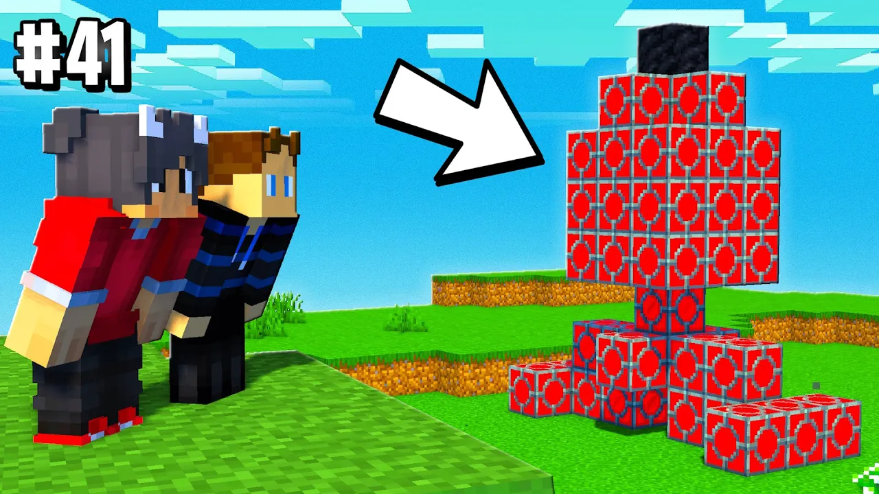 VI FANDT EN KÆMPE BOMBE! - Minecraft Vulkanen #41