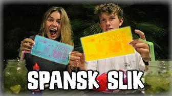 VI SMAGER PÅ SPANSK SLIK!!