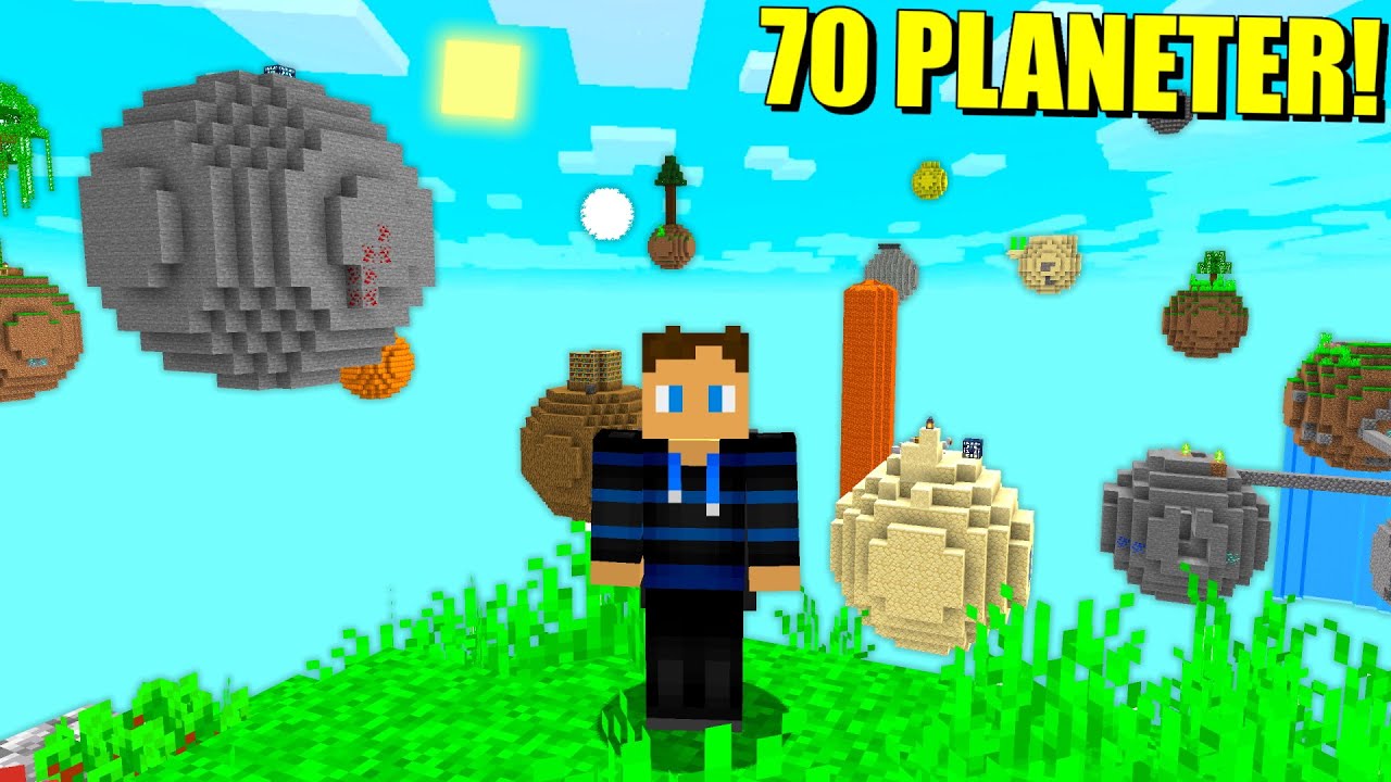 Kan Jeg Overleve På 70 Planeter I Minecraft!?