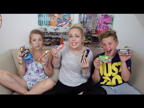 ♡ TASTE TEST - British Candy! ft. Ida og Emil ♡