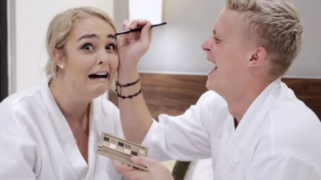 BRUGER 1.000.000 PÅ MAKEUP | Frede Lægger Min Makeup ♡