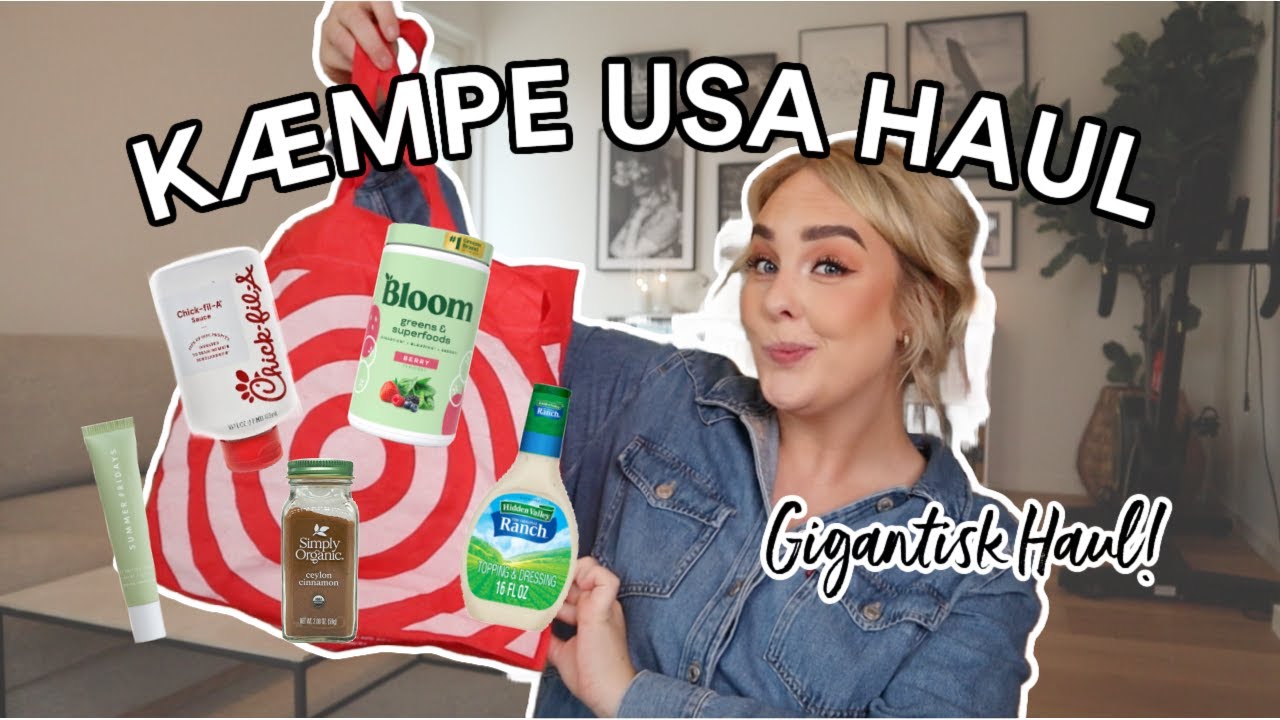 KÆMPE STORT USA HAUL | Julia Sofia ♡