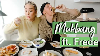 MUKBANG MED MIN BEDSTE FRIEND | Julia Sofia ♡