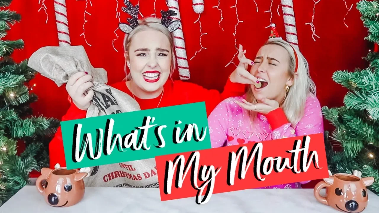 WHAT'S IN MY MOUTH?! | Julekalender '19 ♡