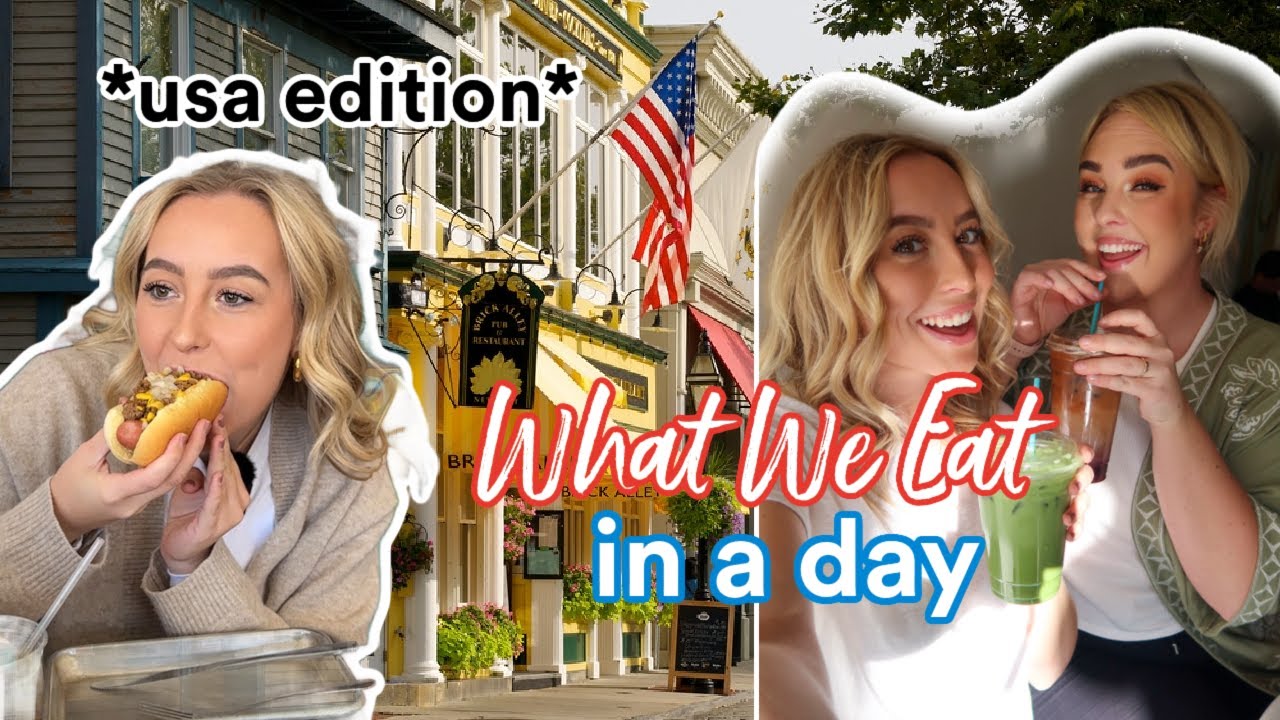WHAT WE EAT IN A DAY | USA Edition ♡