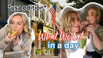 WHAT WE EAT IN A DAY | USA Edition ♡
