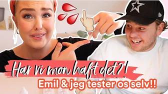 EMIL & JEG TESTER.. HAR VI HAFT COVID-19?!? | Julia Sofia ♡