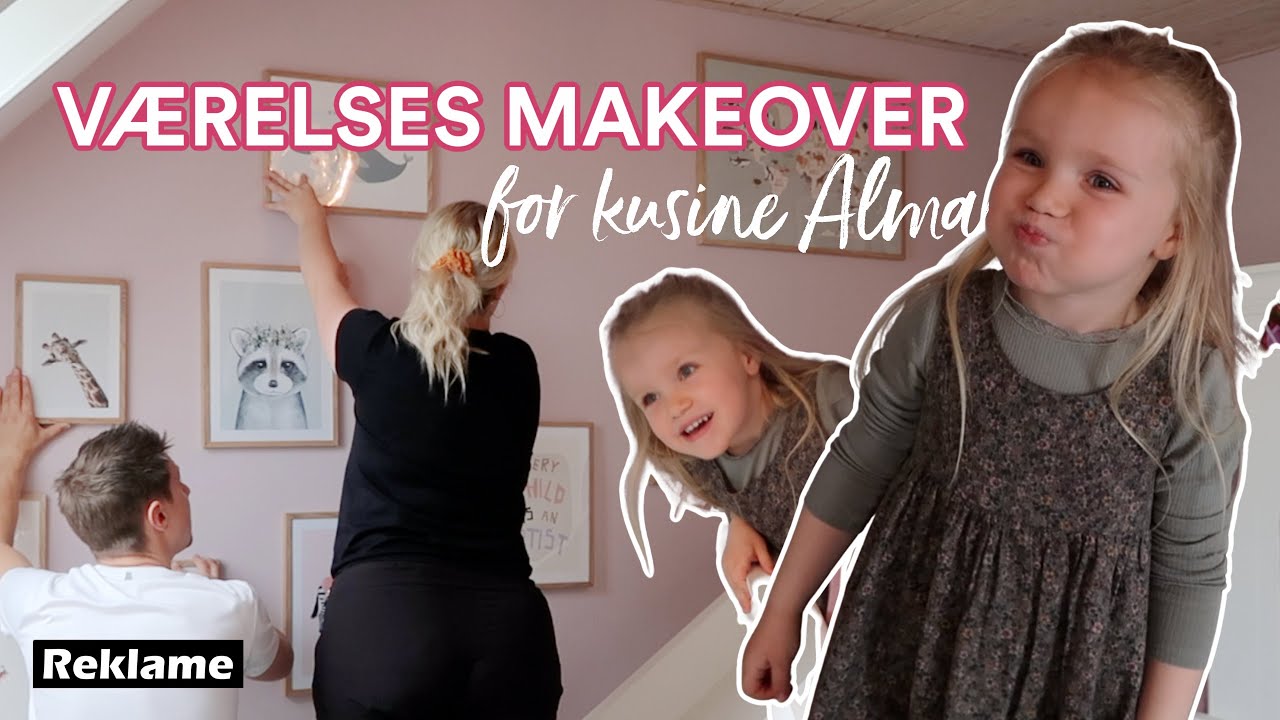 VÆRELSES MAKEOVER FOR MIN KUSINE | Julia Sofia ♡